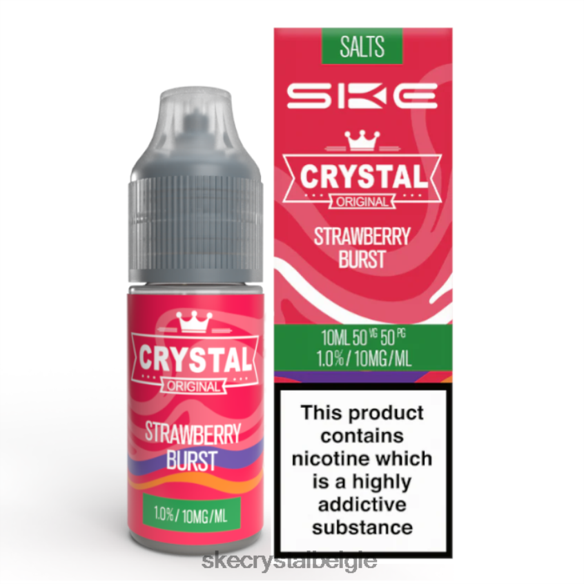 SKE kristalzout - 10 ml aardbei barstte J0XP118 SKE Crystal Vape Belgie