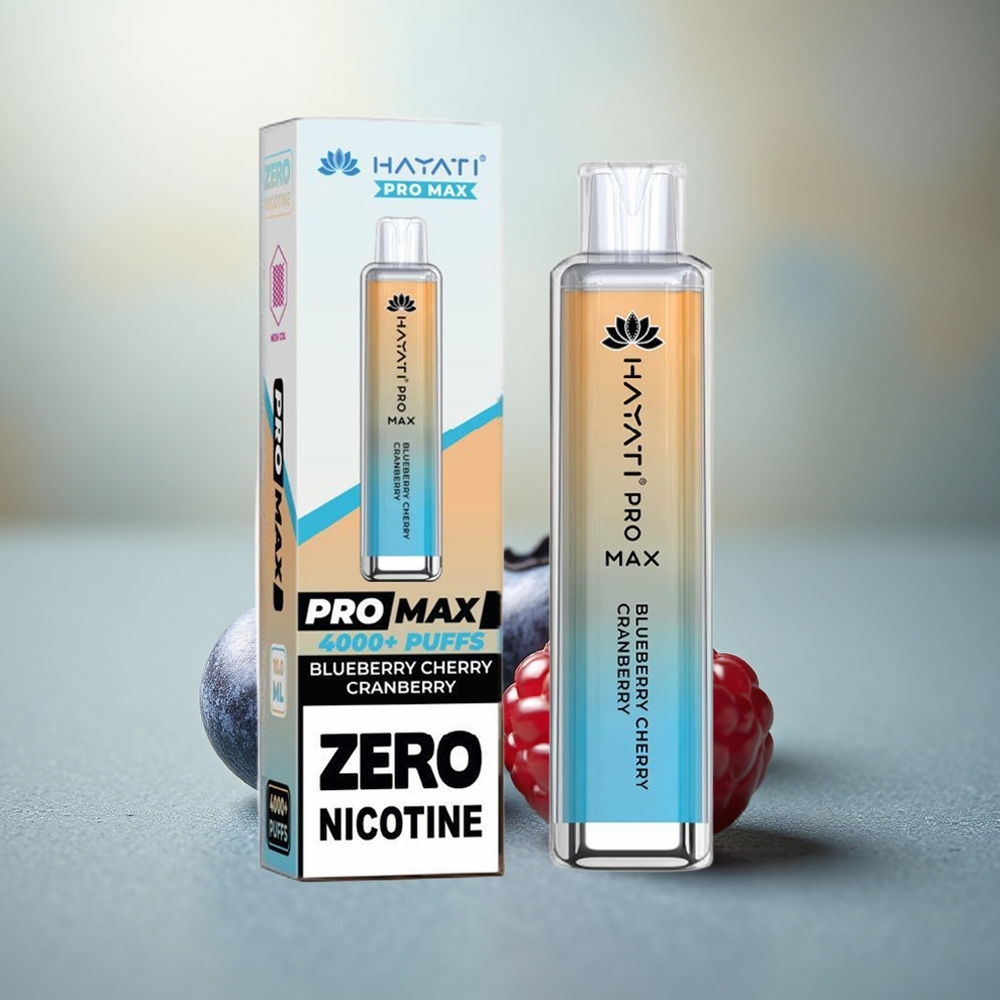 Hayati Pro Max 4000 Puffs Blauwe Bes Kers Veenbes 2ml 1400mAh