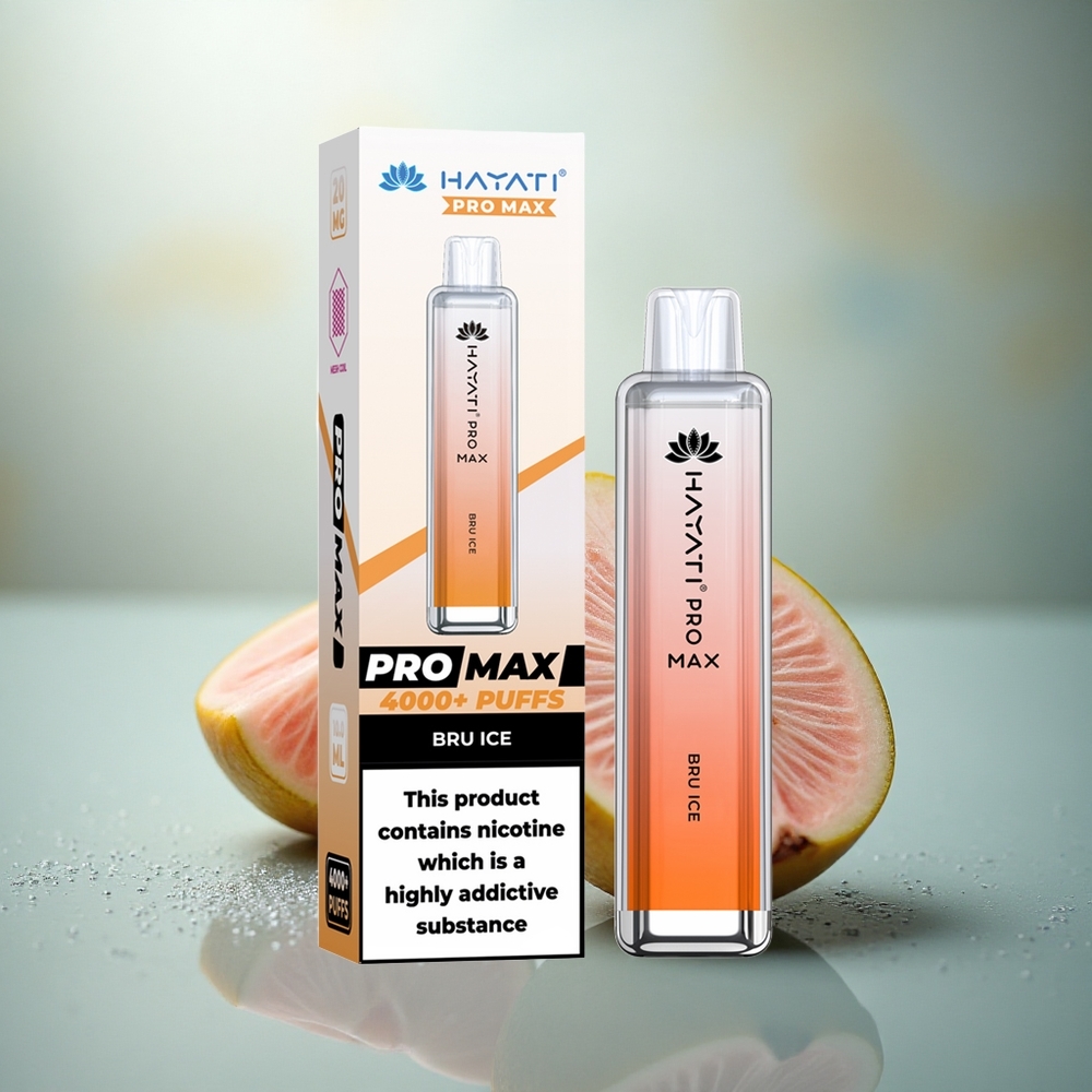 Hayati Pro Max 4000 Puffs Bru IJs Dual Mesh 2ml TPD