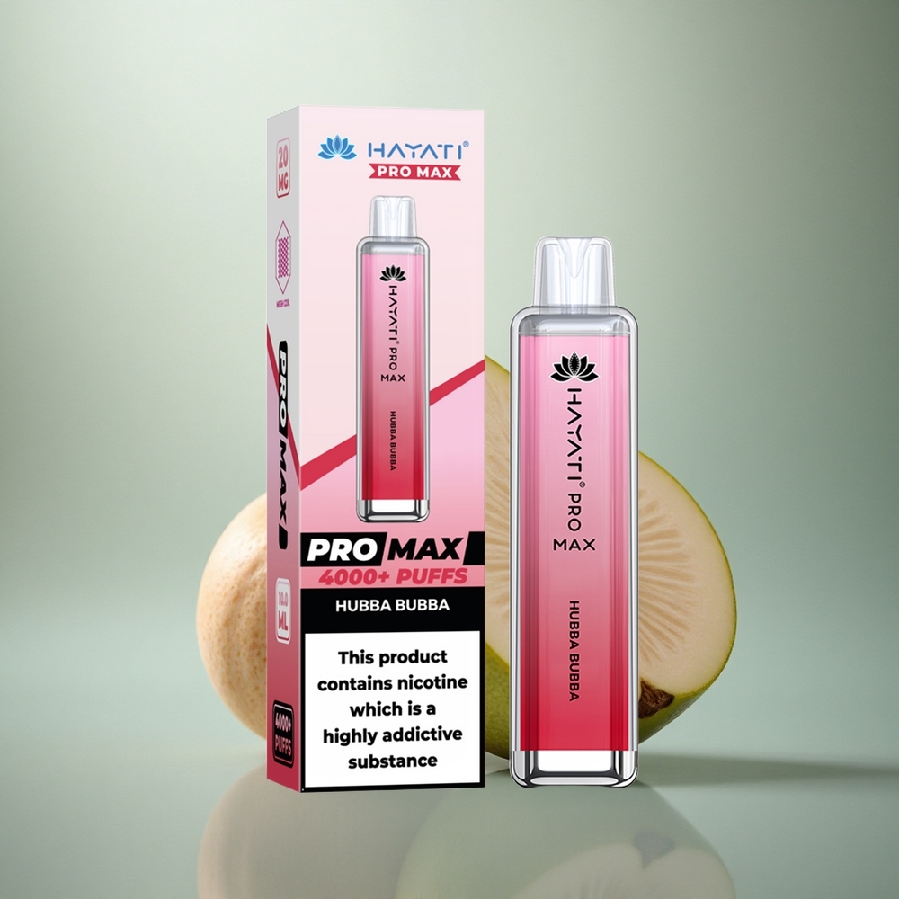 Hayati Pro Max 4000 Puffs Bubba Dual Mesh 1400mAh Crystal