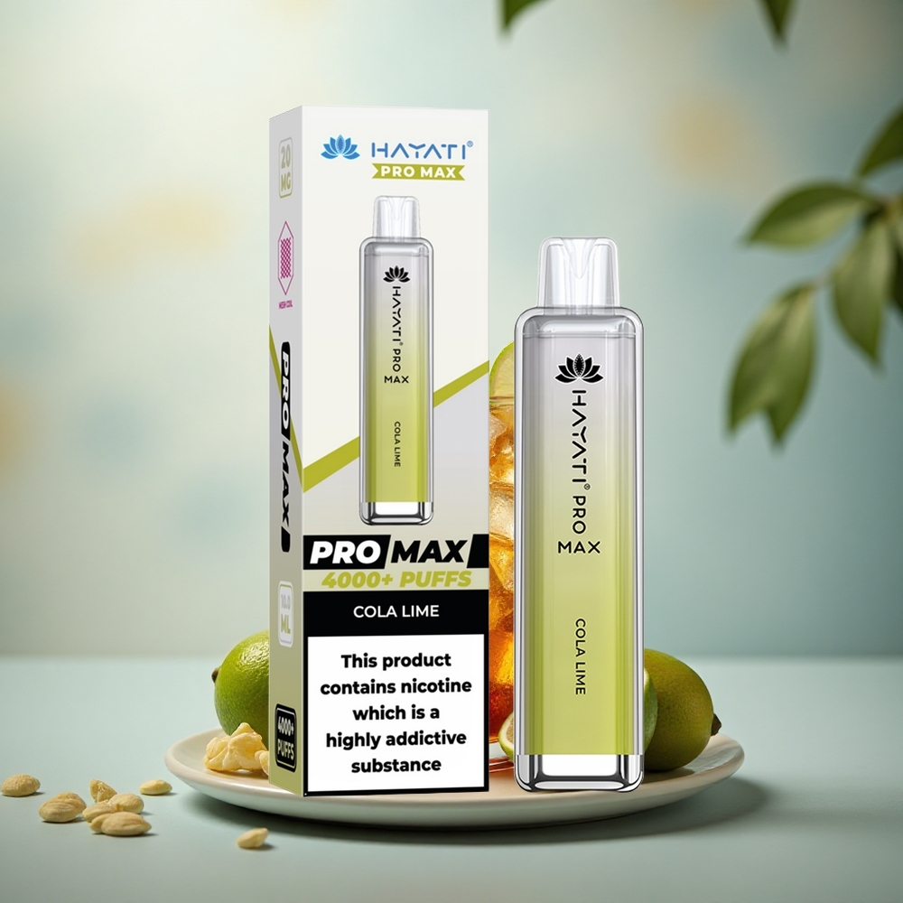 Hayati Pro Max 4000 Puffs Cola Limoen Dual Mesh 2ml 1400mAh