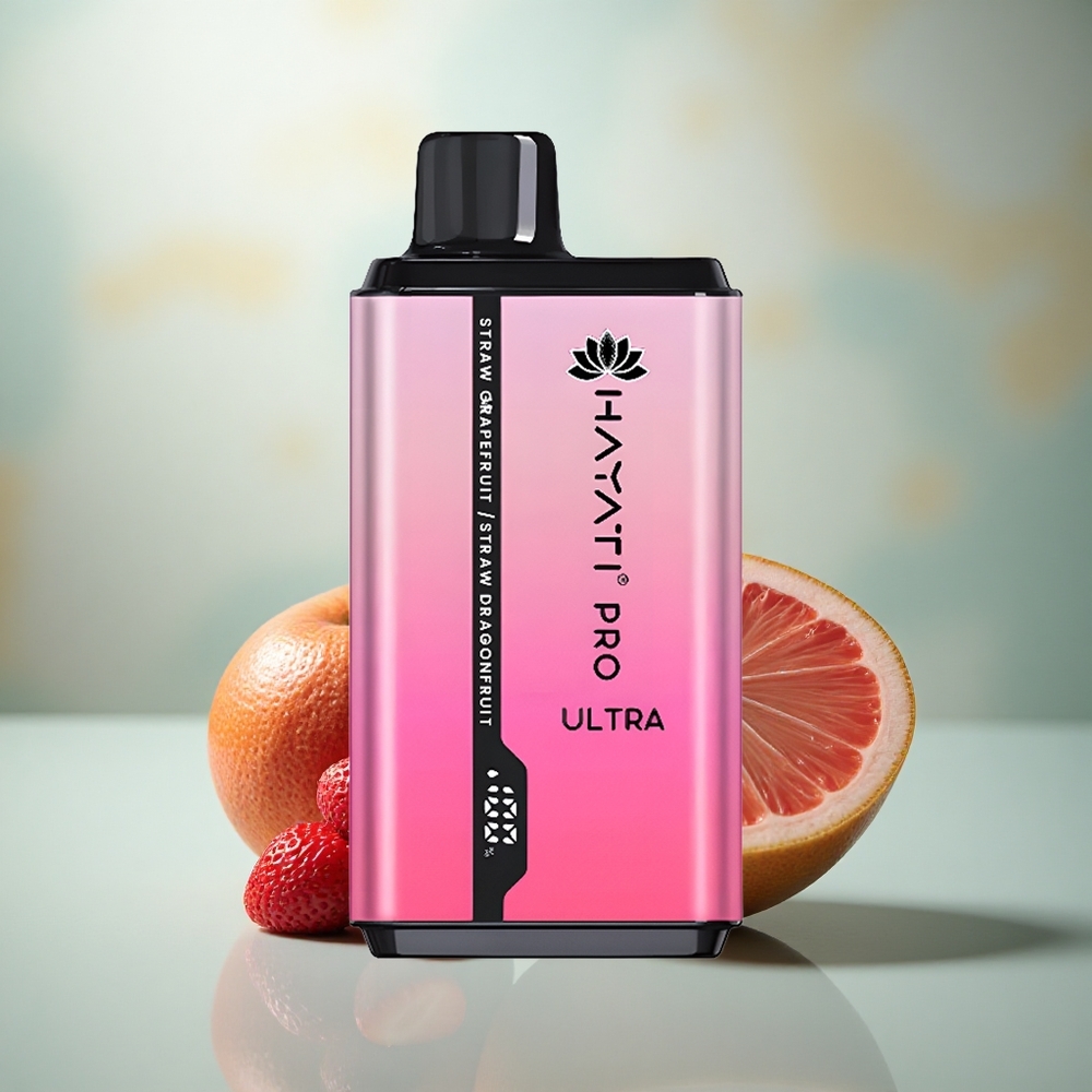 Hayati Pro Ultra 15000 Puffs Aardbei Grapefruit Aardbei Drakenvrucht 850mAh 24ml