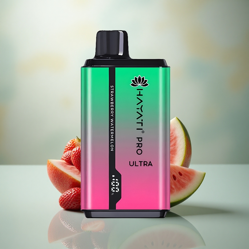 Hayati Pro Ultra 15000 Puffs Aardbei Watermeloen 850mAh 24ml
