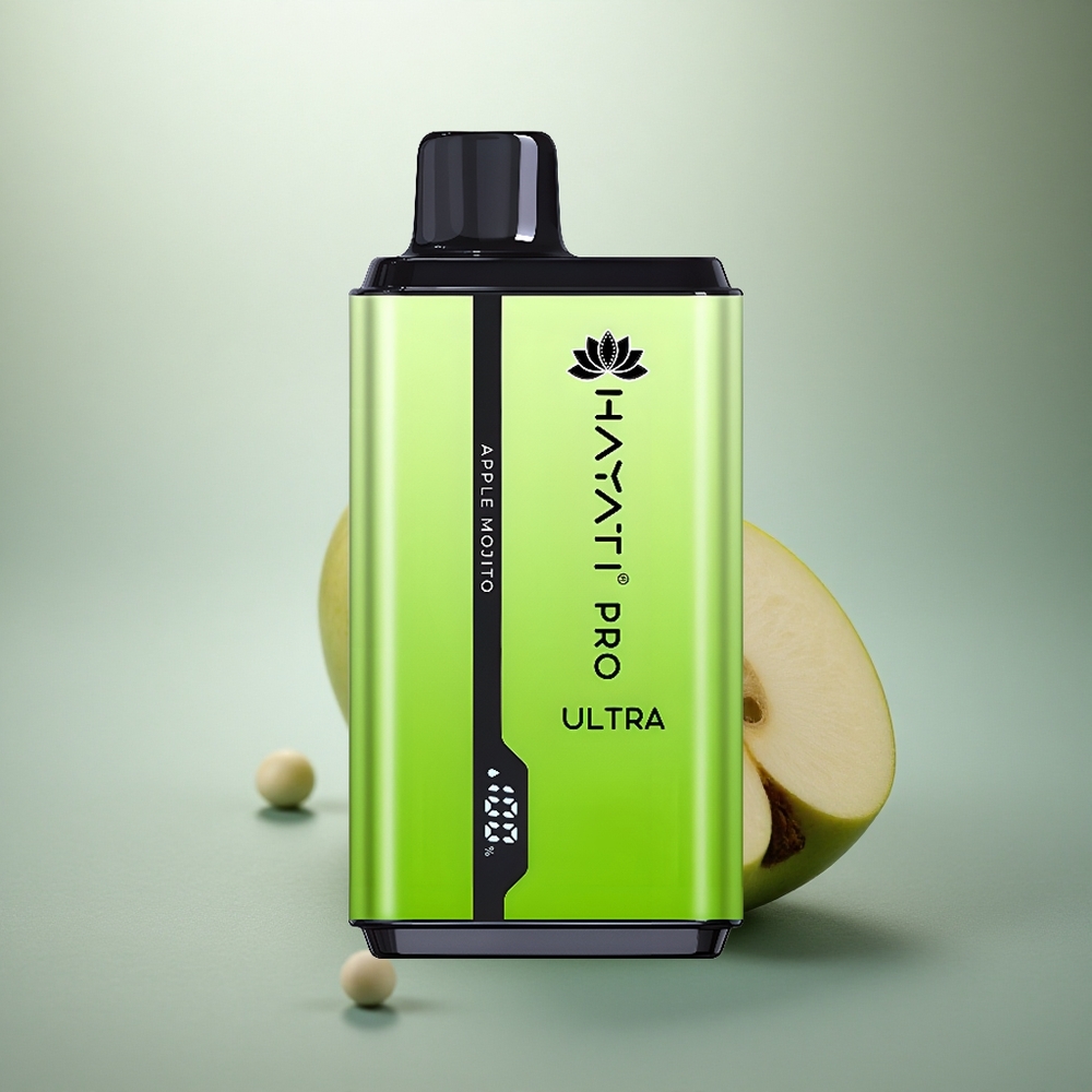 Hayati Pro Ultra 15000 Puffs Appel Mojito 850mAh 24ml