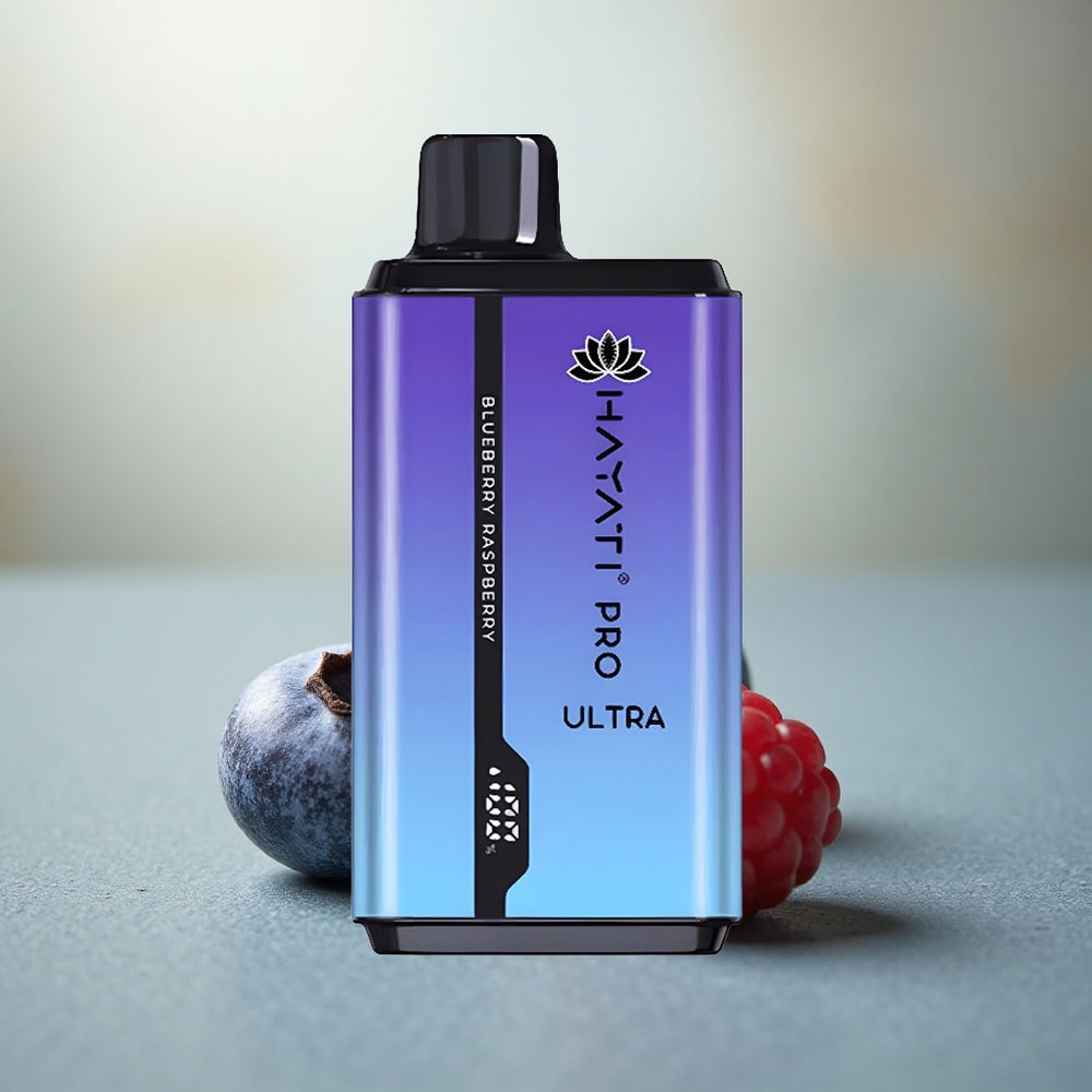 Hayati Pro Ultra 15000 Puffs Blauwe Bes Framboos 850mAh 24ml
