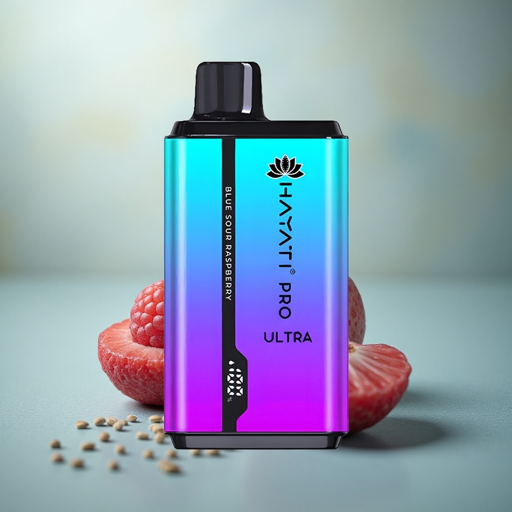 Hayati Pro Ultra 15000 Puffs Blauwe Zure Framboos 850mAh 24ml