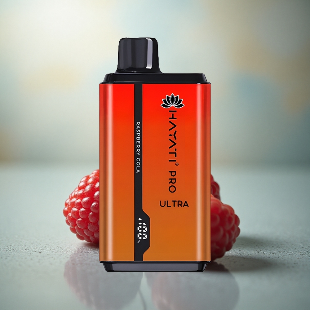 Hayati Pro Ultra 15000 Puffs Framboos Cola 850mAh 24ml