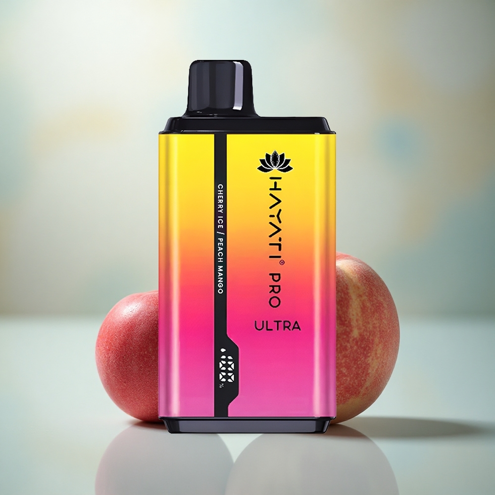 Hayati Pro Ultra 15000 Puffs Kers IJs Perzik Mango 850mAh 24ml