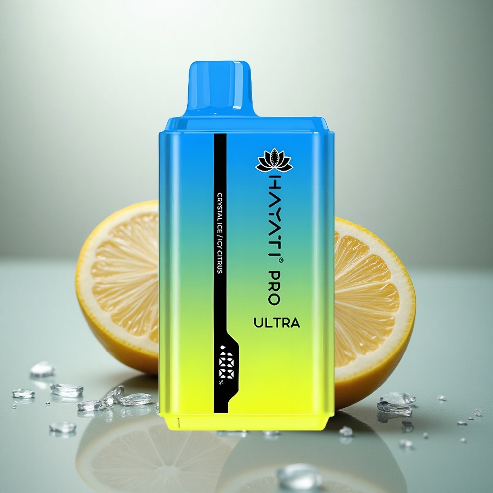 Hayati Pro Ultra 15000 Puffs Kristal IJs Ijzige Citrus 850mAh 24ml 2%