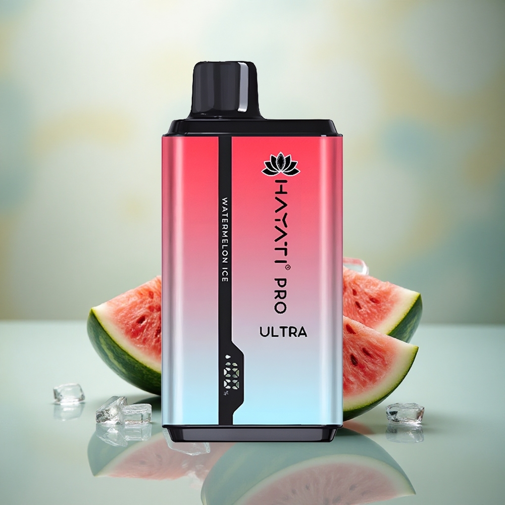 Hayati Pro Ultra 15000 Puffs Watermeloen IJs 850mAh 24ml