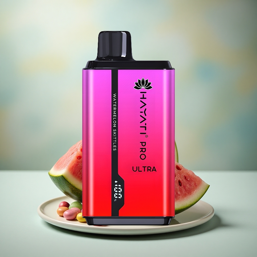 Hayati Pro Ultra 15000 Puffs Watermeloen Skittles 850mAh 2x12ml
