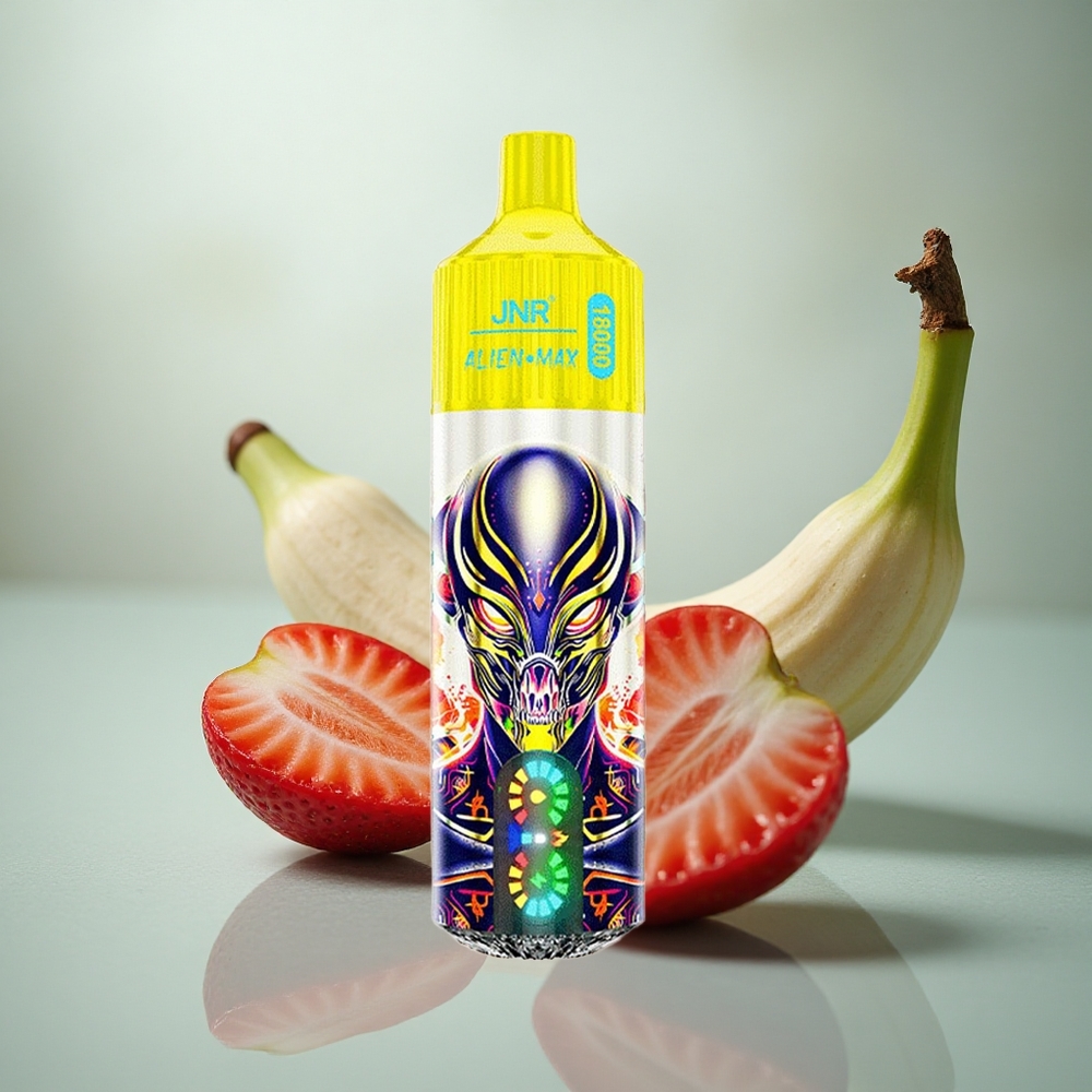 JNR Alien Max 18000 Aardbei Banaan Dual Mesh & Type-C