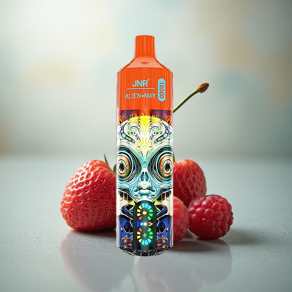 JNR Alien Max 18000 Aardbei Framboos Kers Dual Mesh 20 Smaken