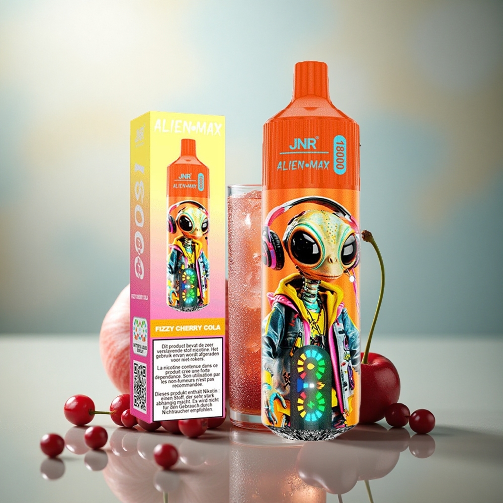 JNR Alien Max 18000 Frisse Kers Cola Dual Mesh & 20 Smaakjes