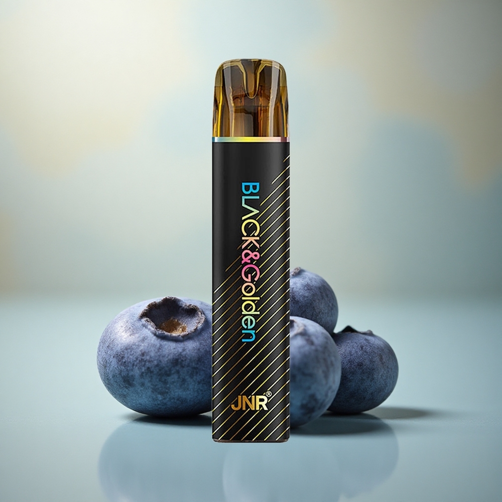 JNR Black&Golden 600+200 Blauwe Bes Bubble Gum 550mAh 2ml