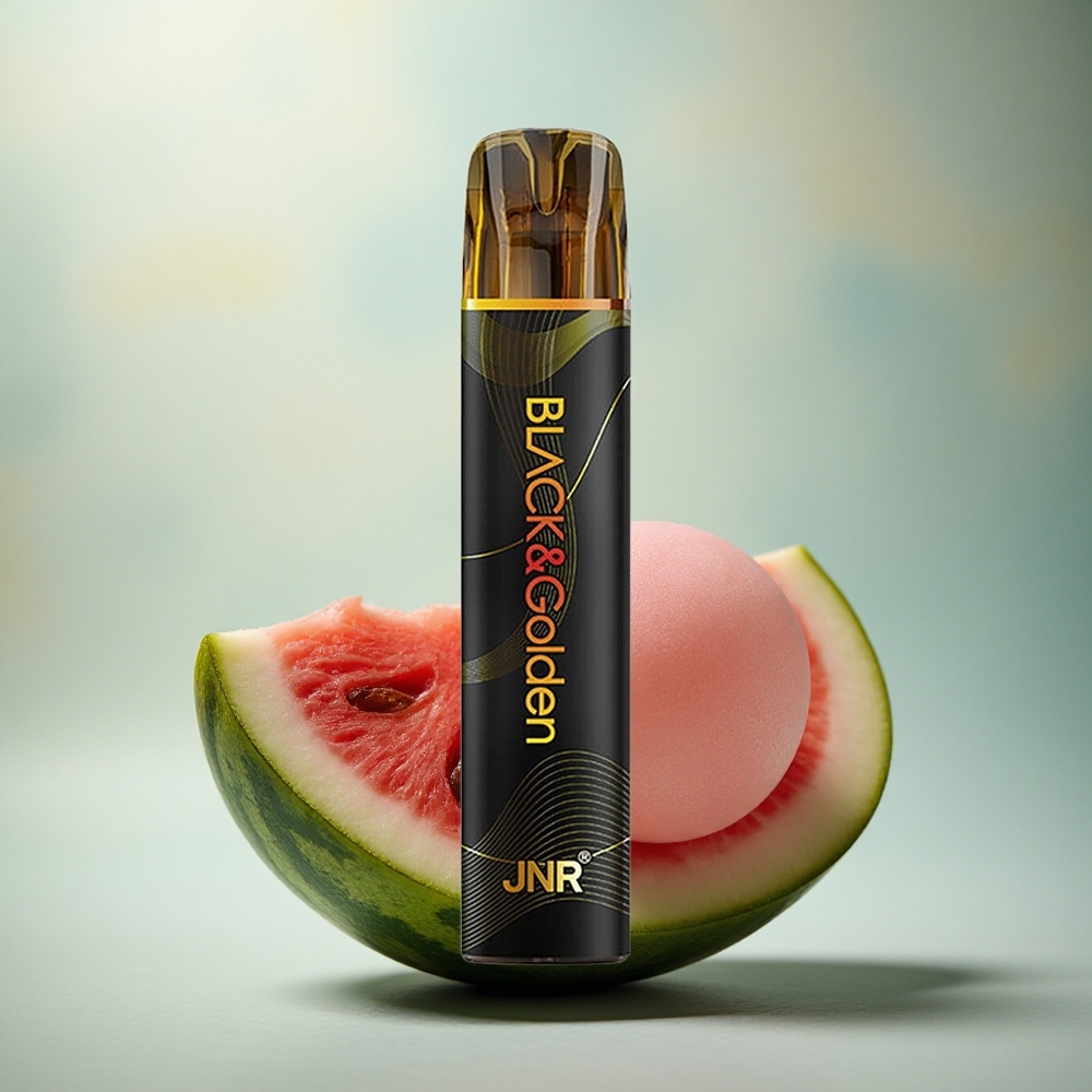 JNR Black&Golden 600+200 Watermeloen Bubble Gum 550mAh 2ml TPD