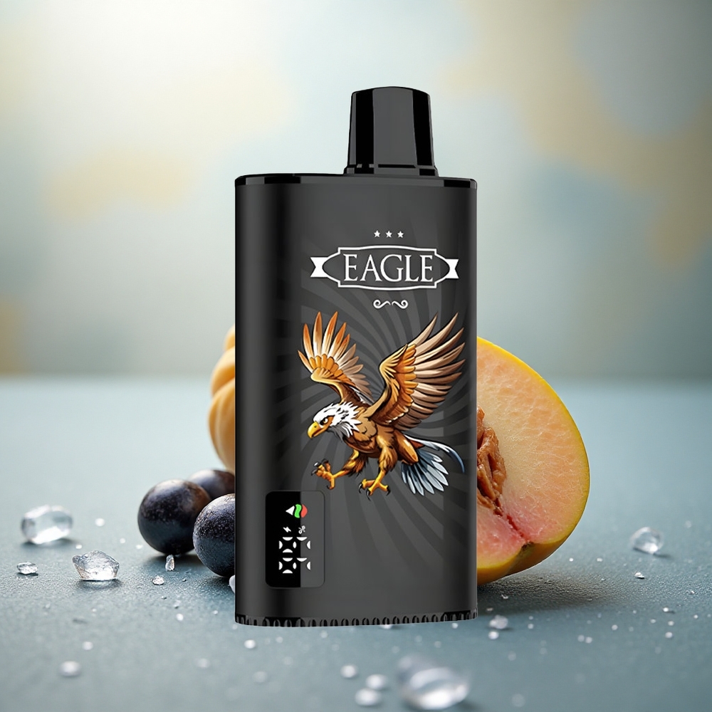 JNR EAGLE Smart 23000 Zwarte Bes Mango IJs met Digitale Scherm en Aanpasbare Luchtstroom