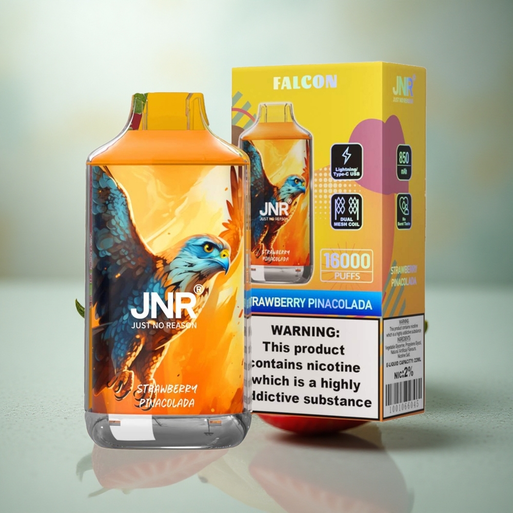JNR Falcon 16000 Aardbei Pina Colada 850mAh Dual Mesh