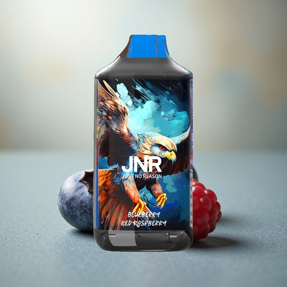JNR Falcon 16000 Blauwe Bes Rode Framboos 850mAh 22ml Dual Mesh