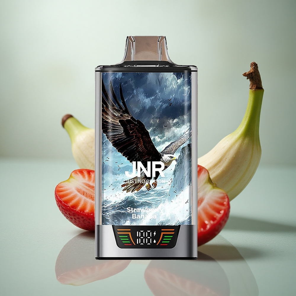 JNR Falcon Pro 28000 Aardbei Banaan 30ml 950mAh Dual Mesh
