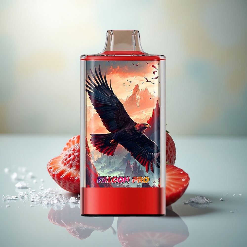 JNR Falcon Pro 28000 Aardbei IJs 30ml 5% Nicotine
