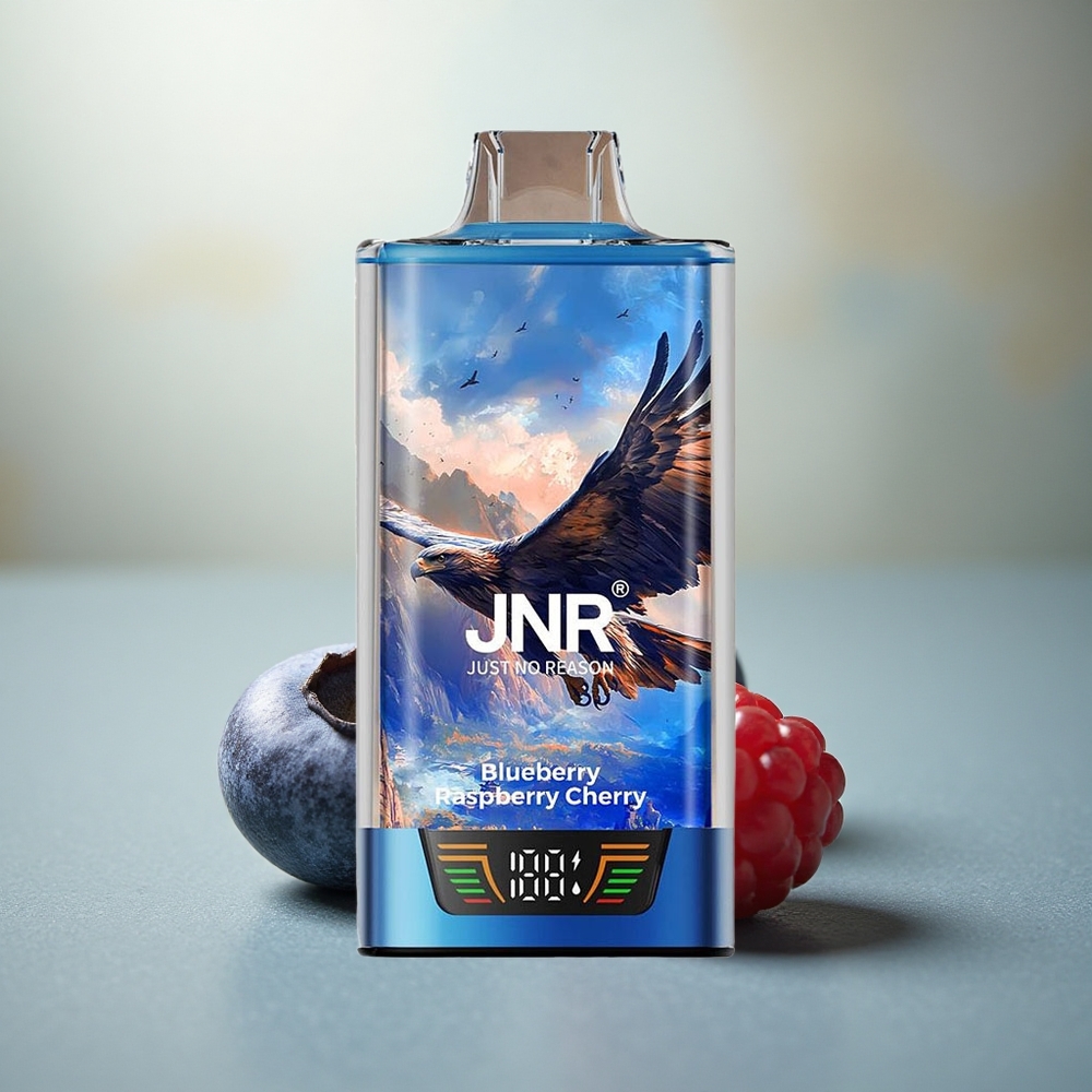 JNR Falcon Pro 28000 Blauwe Bes Framboos Kers 30ml Dual Mesh