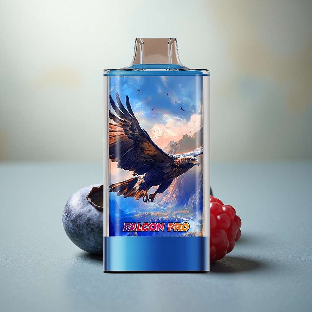 JNR Falcon Pro 28000 Blauwe Bes Framboos Kers 30ml Dual Mesh