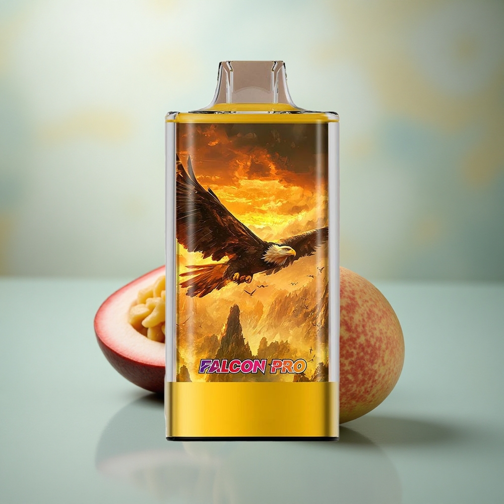 JNR Falcon Pro 28000 Mango Passievrucht 30ml Dual Mesh Display