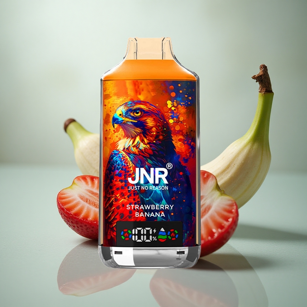 JNR Falcon X 18000 Aardbei Banaan 750mAh Dual Mesh 24ml