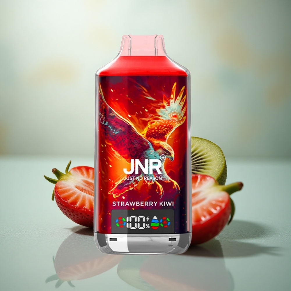 JNR Falcon X 18000 Aardbei Kiwi 750mAh Dual Mesh Type-C