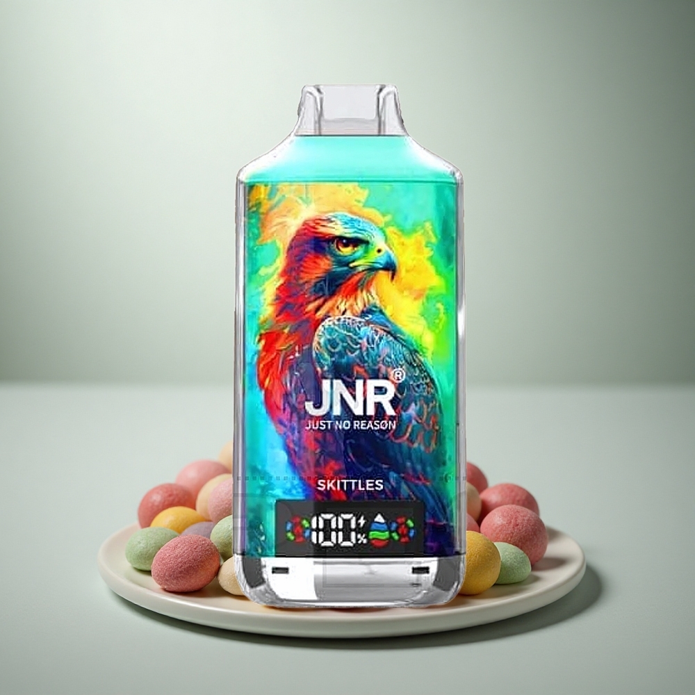 JNR Falcon X 18000 Skittles Dubbel Mesh Oplaad 750mAh 24ml Display