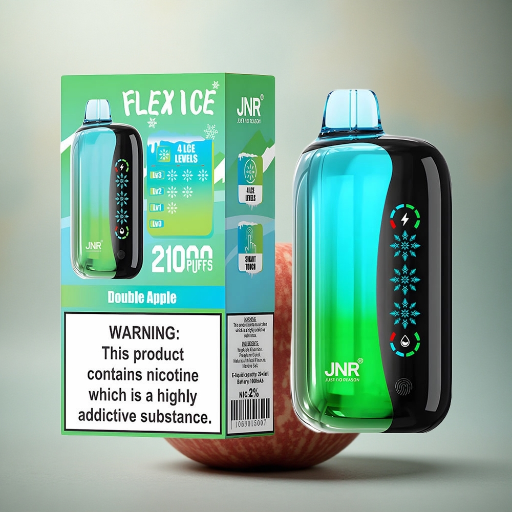 JNR Flex Ice 21000 Dubbel Appel IJs Aanpasbaar 26ml Dual Mesh