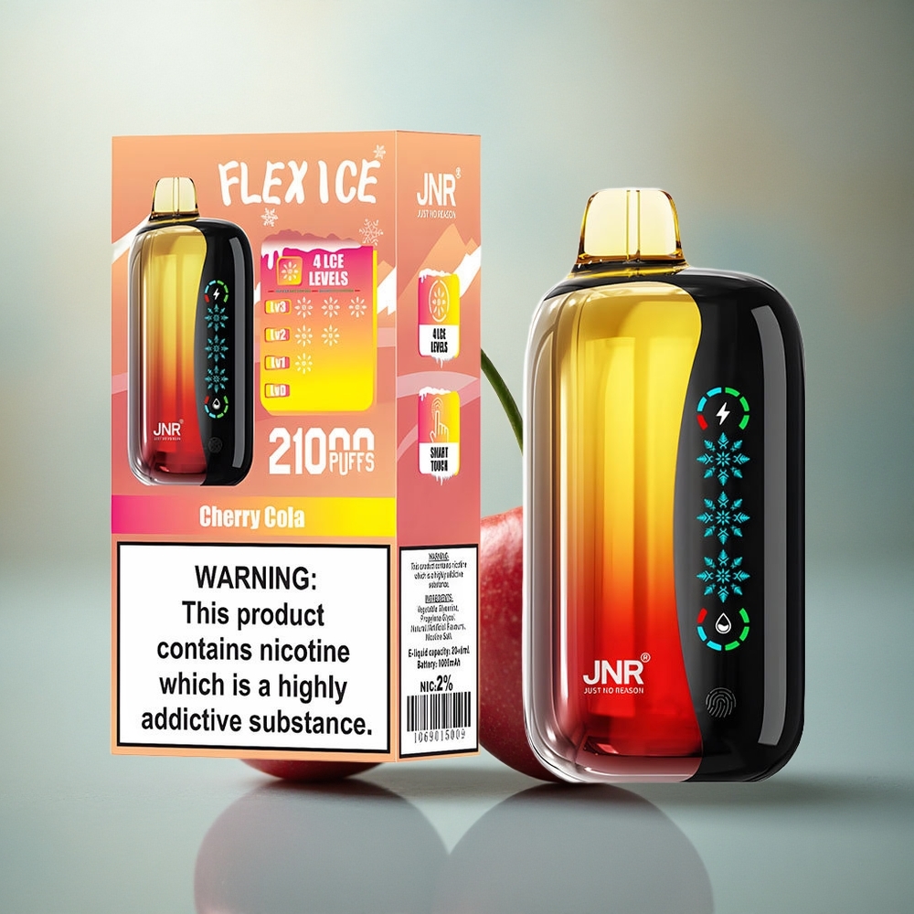 JNR Flex Ice 21000 Kersen Cola IJs Aanpasbare Luchtstroom Dual Mesh