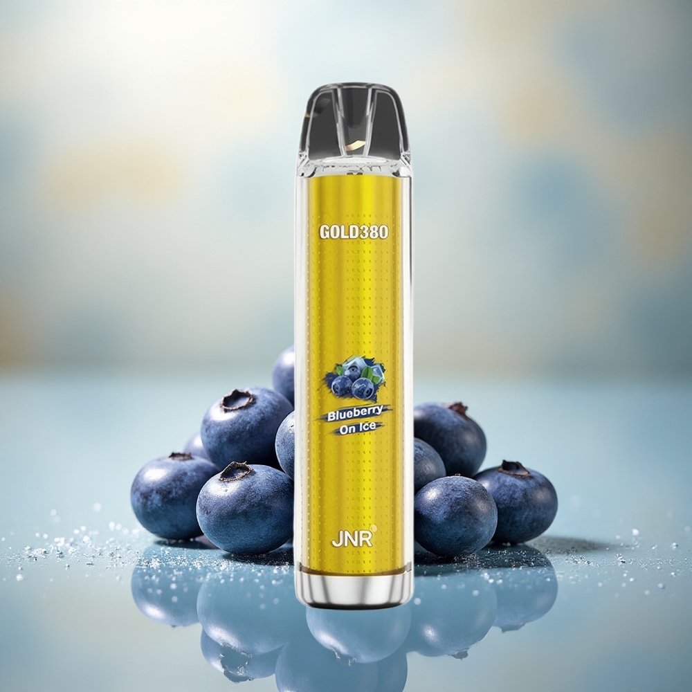JNR Gold380 6000 Blauwe Bes Op IJs met 1500mAh en Mesh Coil