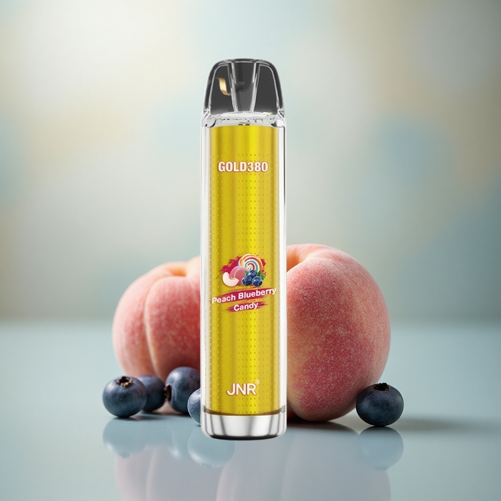 JNR Gold380 6000 Perzik Blauwe Bes 1500mAh Mesh 13ml