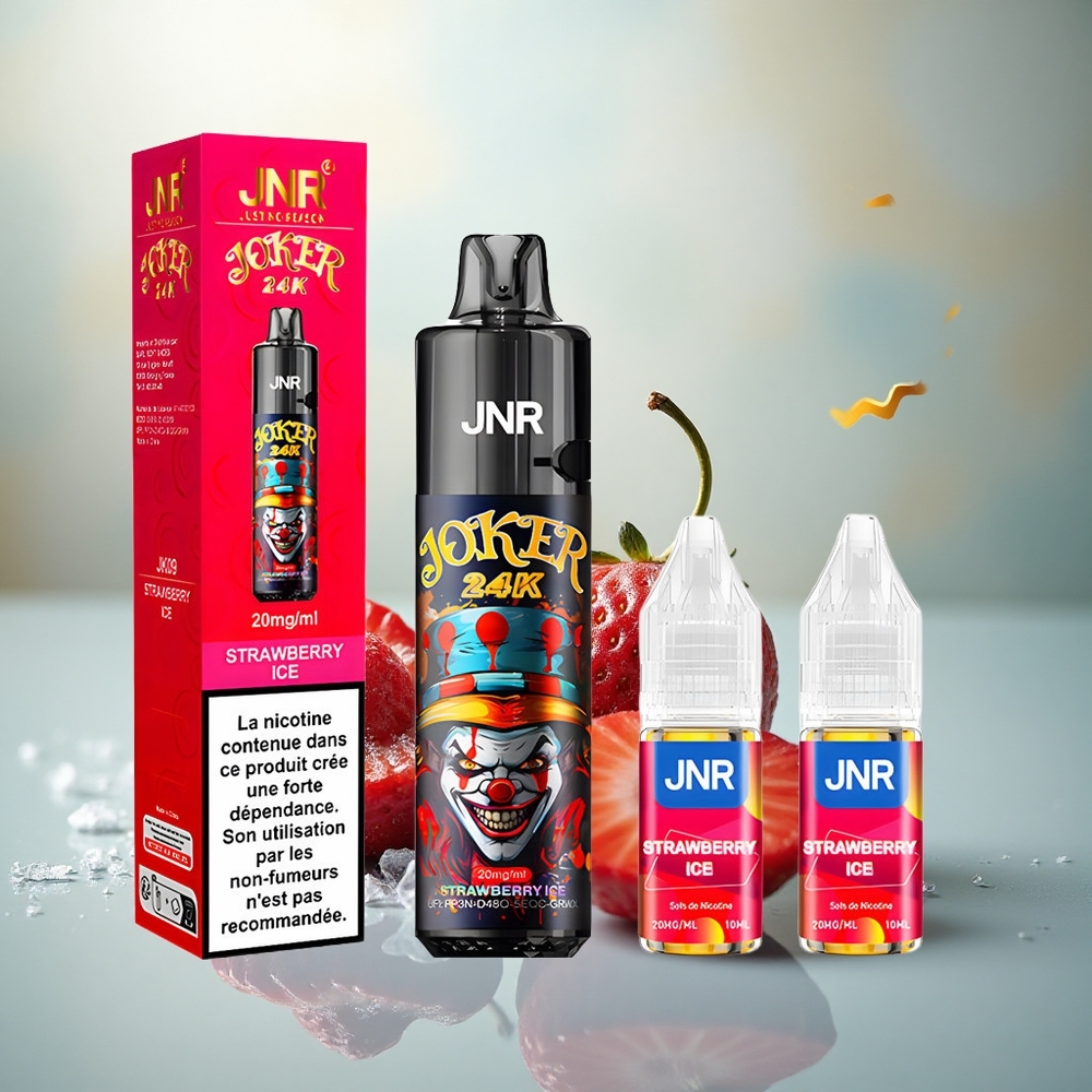 JNR Joker 24K Aardbei IJs Zichtbaar Vloeistof Type-C