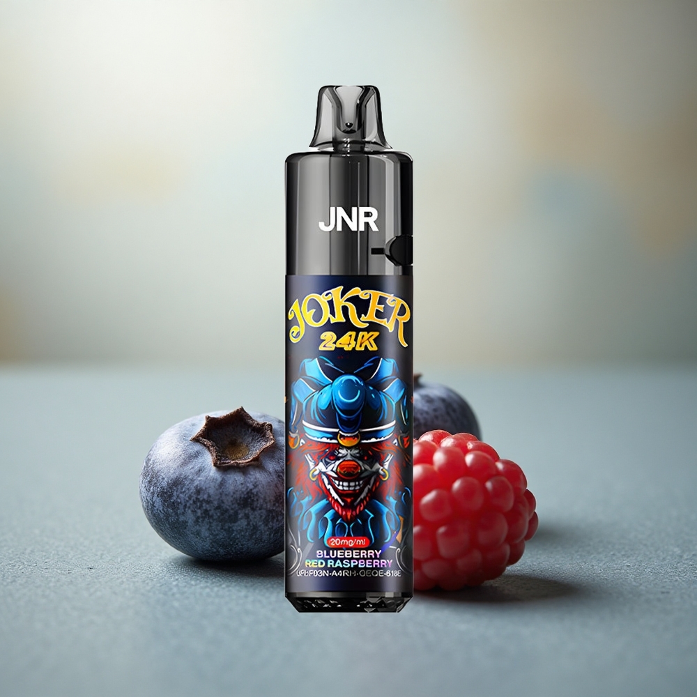 JNR Joker 24K Blauwe Bes Rode Framboos Zichtbaar Vloeistofniveau Ademend Licht