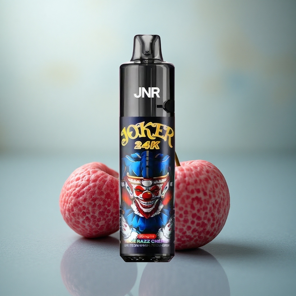 JNR Joker 24K Blauwe Framboos Kers Type-C Oplaadbaar Zichtbaar Vloeistofniveau