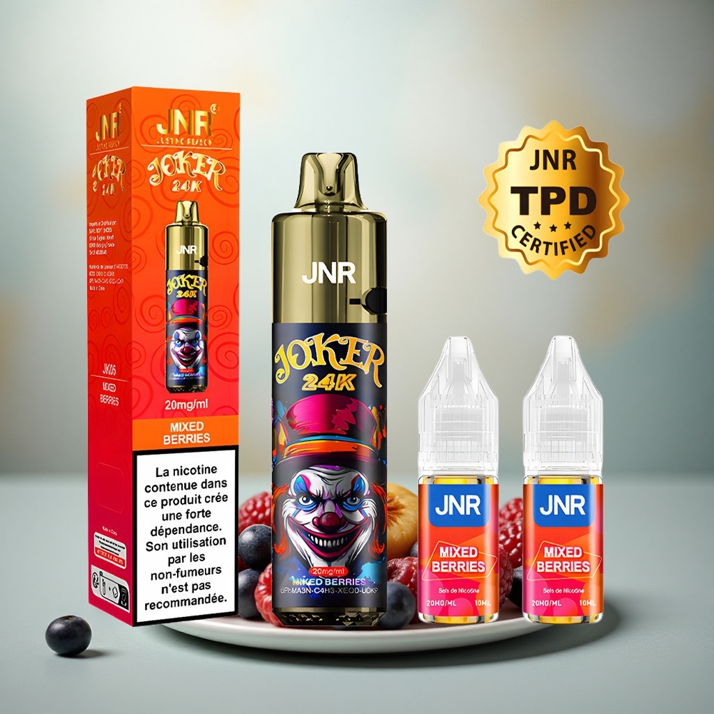 JNR Joker 24K Gemengde Bessen Zichtbare Vloeistofniveaus Type-C Opladen