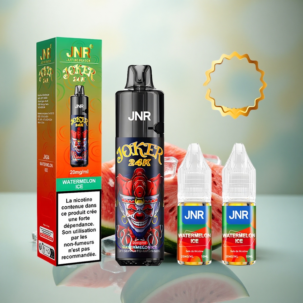 JNR Joker 24K Watermeloen IJs Type-C Oplaadbaar 2% Nicotine