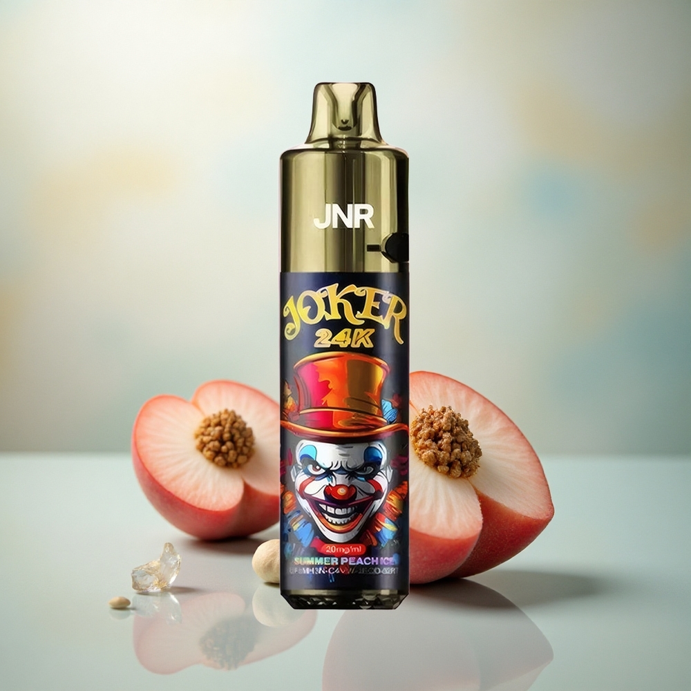 JNR Joker 24K Zomerperzik IJs met Zichtbaar Vloeistofniveau en Oplaadbare Pod