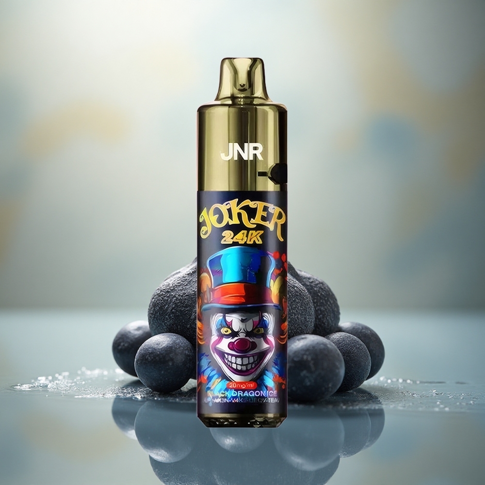JNR Joker 24K Zwarte Draak IJs Bijvulbare Pod Zichtbaar Vloeistofniveau