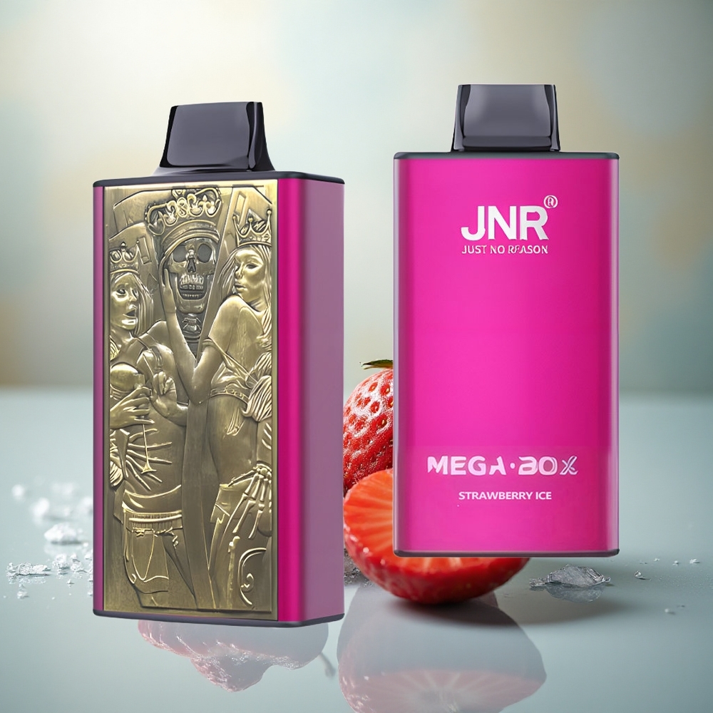 JNR Mega Box 25000 Aardbei IJs Dual Mesh 30ml Type-C
