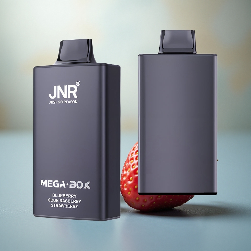 JNR Mega Box 25000 Blauwe Bes Zure Framboos Aardbei 30ml Dual Mesh Type-C