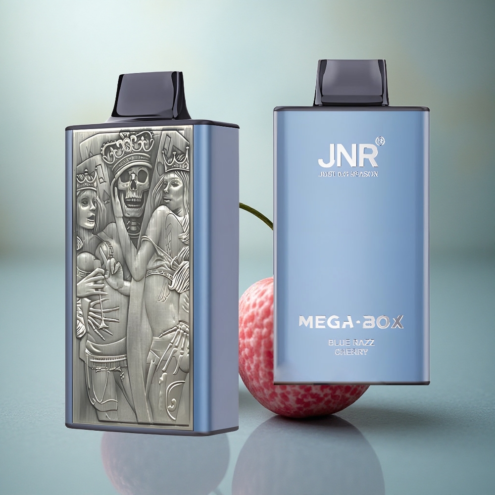 JNR Mega Box 25000 Blauwe Framboos Kers Type-C & Dual Mesh