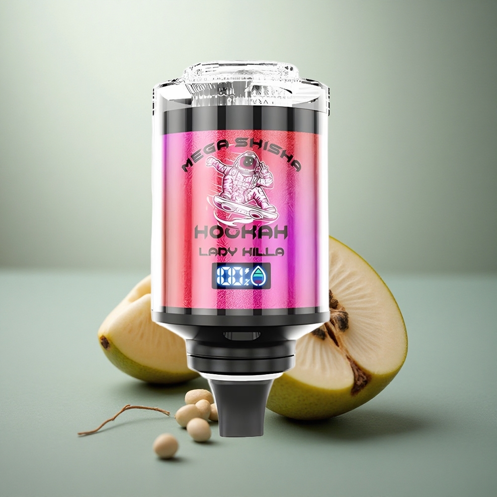 JNR Mega Shisha Hookah 100K Dame Doder Type-C Licht Scherm