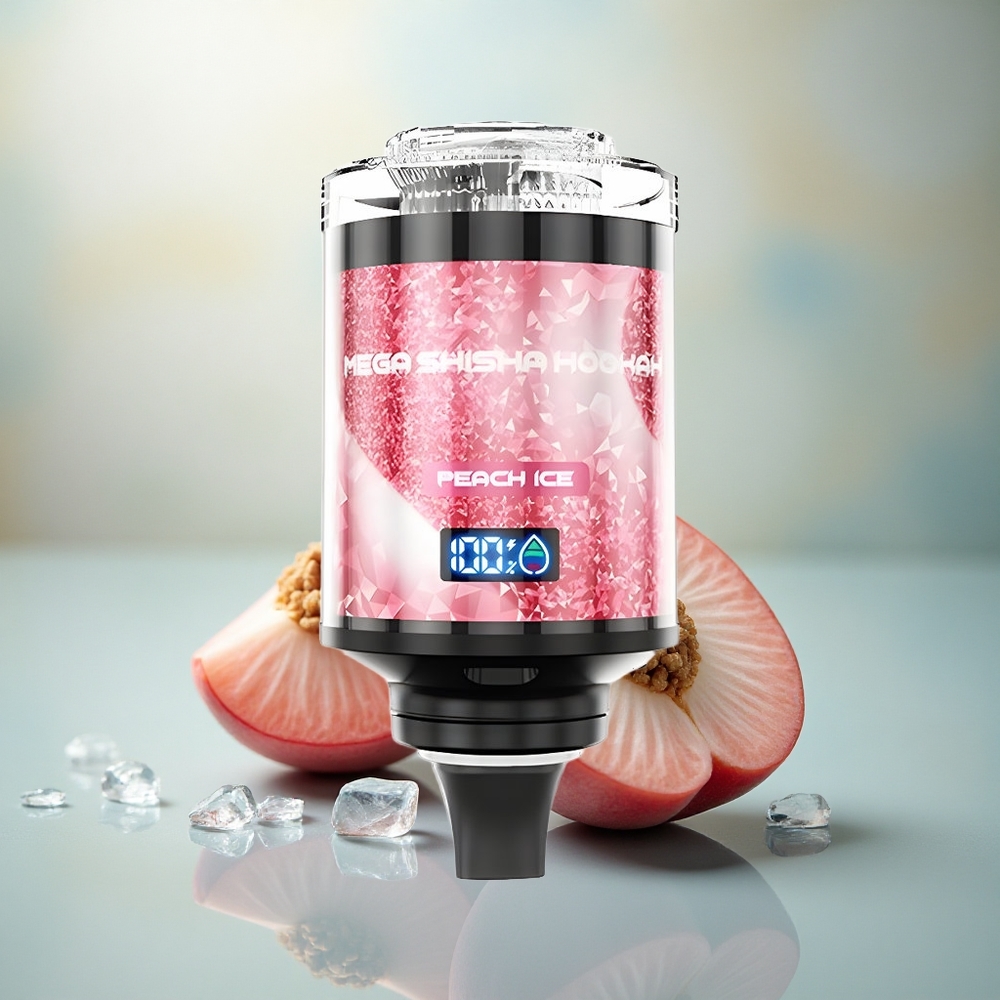 JNR Mega Shisha Hookah 100K Perzijs IJs 2200mAh Type-C Luchtstroom