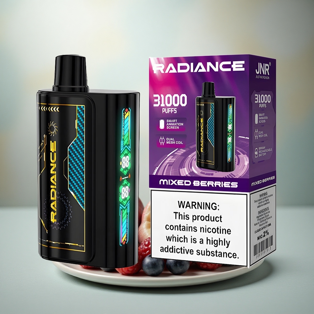 JNR Radiance 31000 Gemengde Bessen Dual Mesh Coil Type-C Oplaadbaar