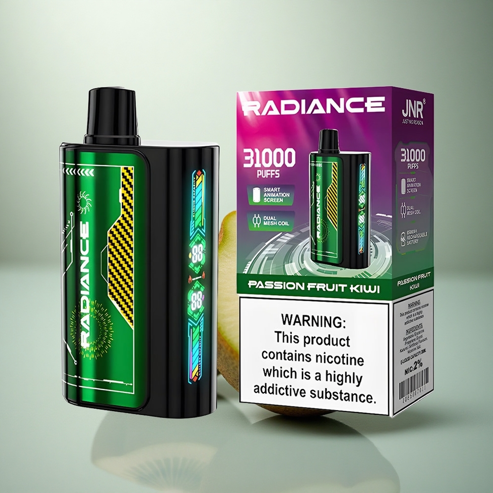 JNR Radiance 31000 Passievrucht Kiwi Dual Mesh Oplaadbare 28ml
