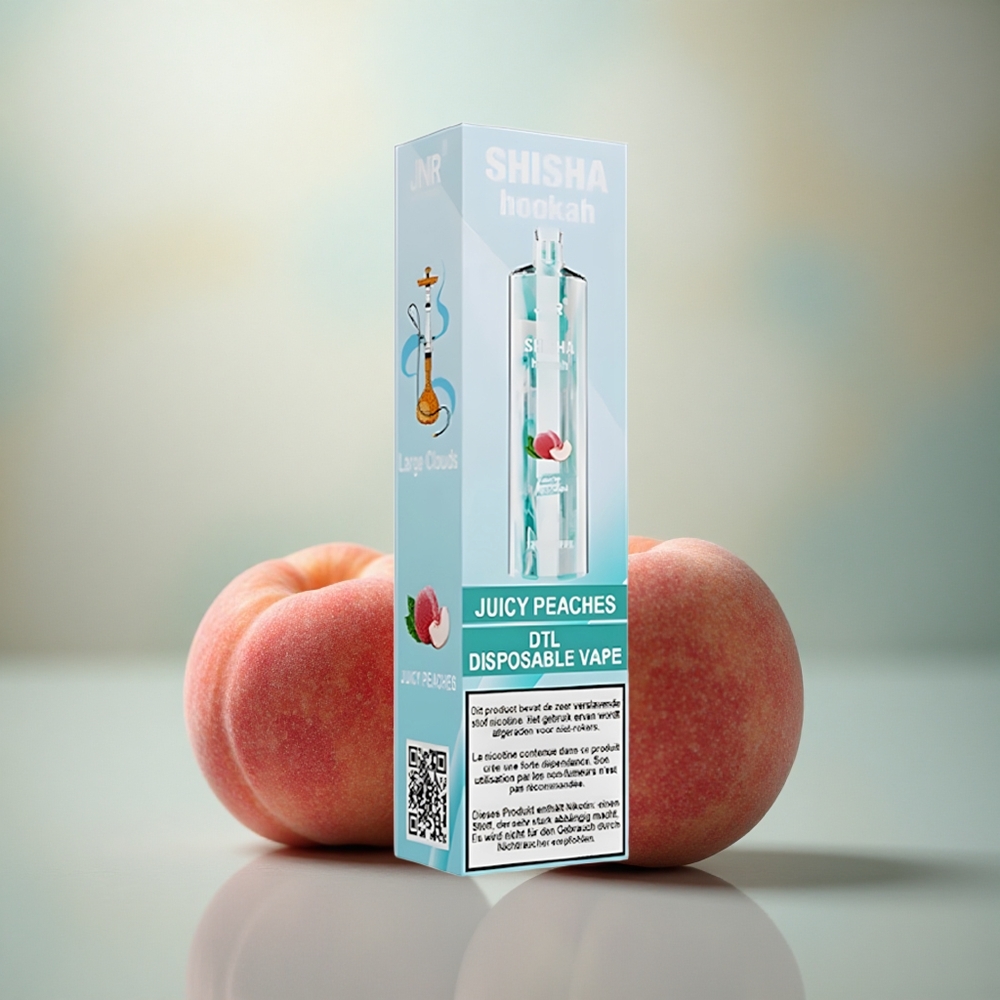 JNR Shisha Hookah 12000 Sappige Perziken 750mAh 24ml Type-C